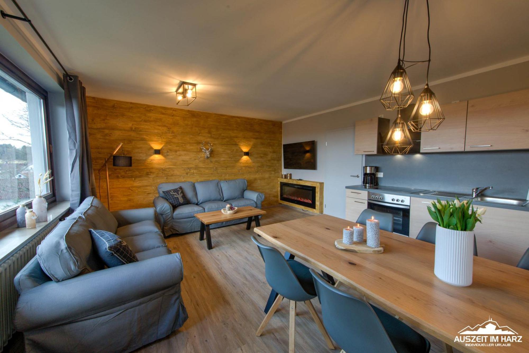 Auszeit-Im-Harz Haus 3 Wohnung 3 Браунлаге Экстерьер фото