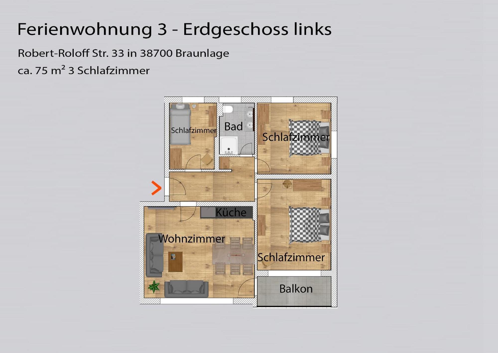 Auszeit-Im-Harz Haus 3 Wohnung 3 Браунлаге Экстерьер фото